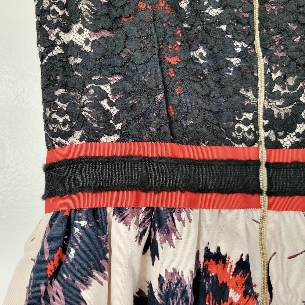 Peter Som Anthro x Made in Kind Brushstroke Blossom Dress Size 8 - Picture 8 of 14